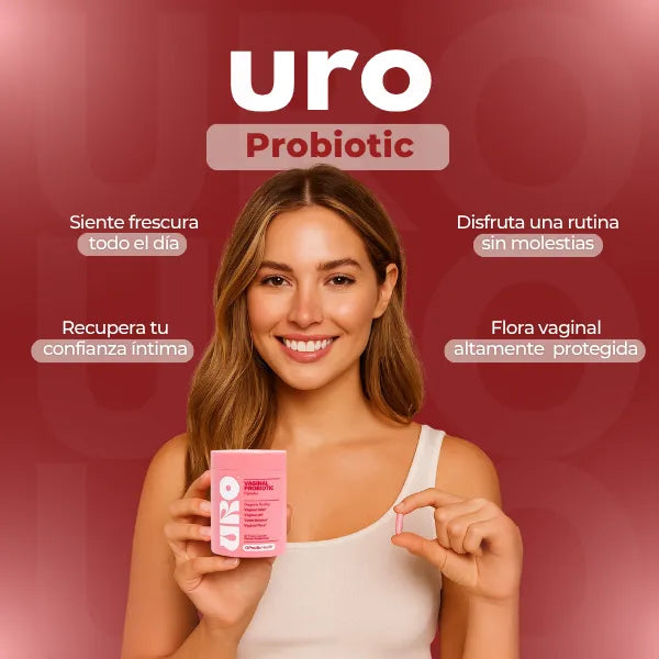 Probióticos Vaginales URO Para Mujeres Equilibrio PH Olor Saludable