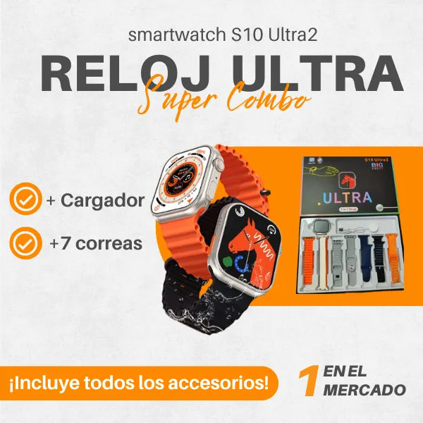 Smartwatch S10 Ultra2 Monitor De Salud Con Diseño Elegante Y Notificaciones Inteligentes