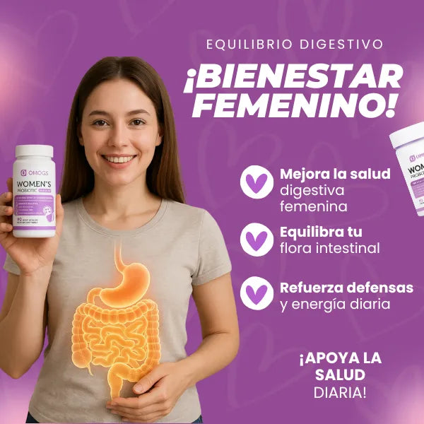 Probiótico Mujer 180 Billones Cfu 18 Cepas Y Enzimas Digestivas