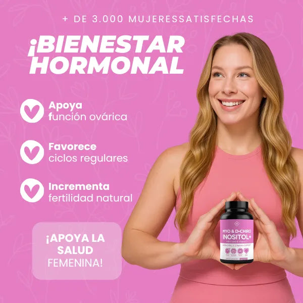 Inositol Plus Folato Y Vitamina D Suplemento Para La Salud Hormonal