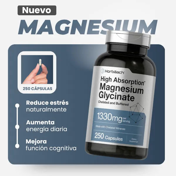 Glicinato de Magnesio 1330 mg