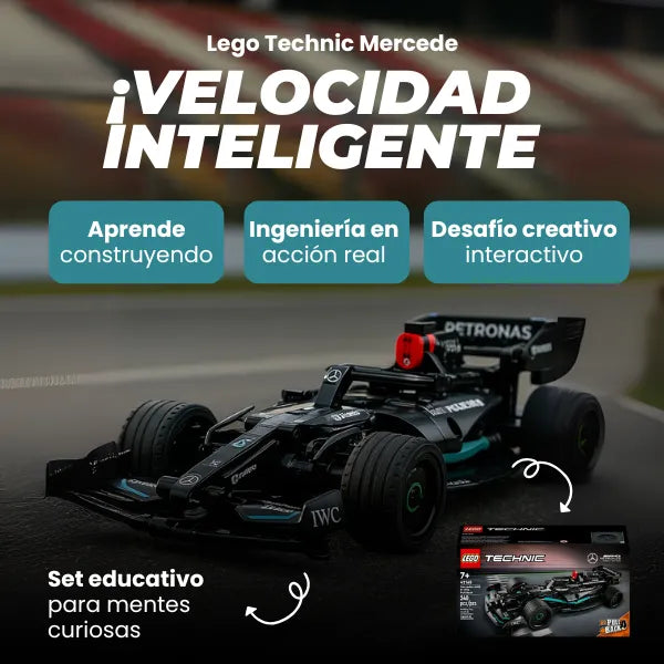 Lego Technic Mercedes-AMG F1 W14 E Performance Pull-back Set de Construcción y Juego Interactivo