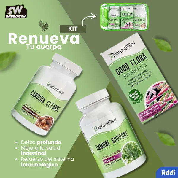 Naturalslim Kit Candiseptic Tratamiento Completo Para El Metabolismo