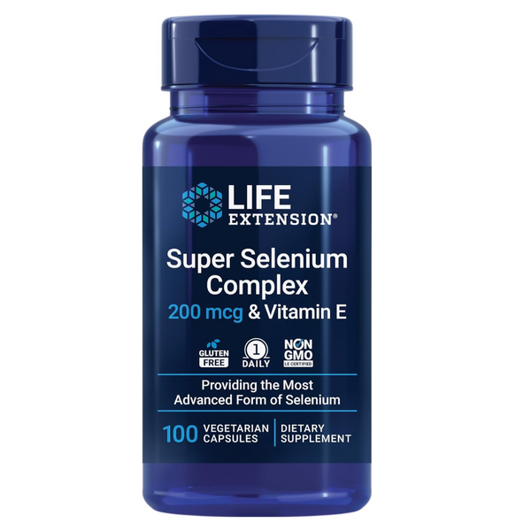 Super Selenio Complex 200 Mg con Vitamina E 100 Cápsulas Vegetarias