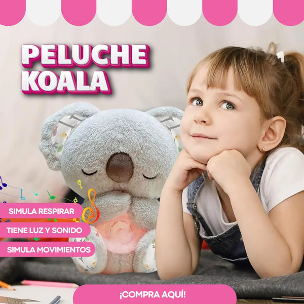 Peluche Felpa Koala Suave Y Ligero Ideal Para Abrazos Regalo Perfecto