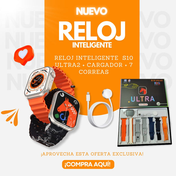 Smartwatch S10 Ultra2 Monitor De Salud Con Diseño Elegante Y Notificaciones Inteligentes