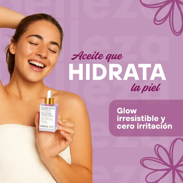 Aceite Post-Afeitado Glazed Donut Truly– Hidratación y Suavidad sin Irritación  FABRICACIÓN NACIONAL (AAA)
