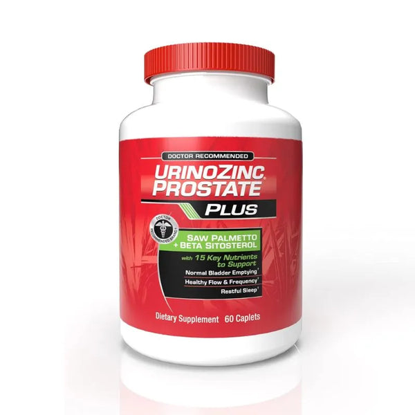 Suplemento Urinozinc Prostate Plus con Saw Palmetto y Beta-Sitosterol - 60 Cápsulas