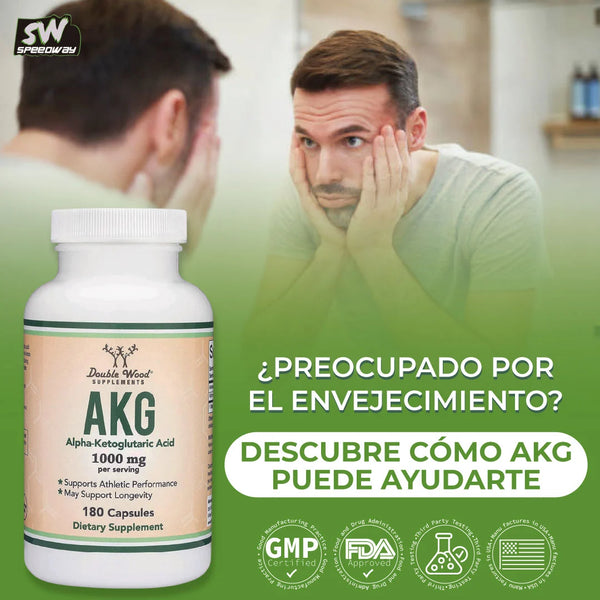 Descubre el Secreto de la Longevidad con AKG - Ácido Alfa Cetoglutárico