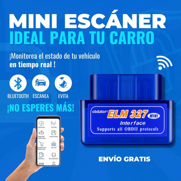 CarScan Escáner De Diagnóstico OBD2 Identifica Problemas En Segundos Ahorra Dinero Y Mantén Tu Vehículo