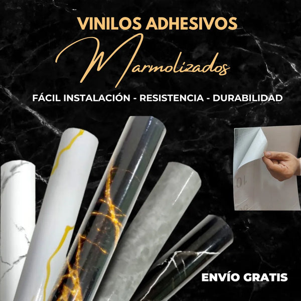 Vinilo Adhesivo Efecto Mármol Elegante y Duradero 3m x 60cm Transformación Rápida