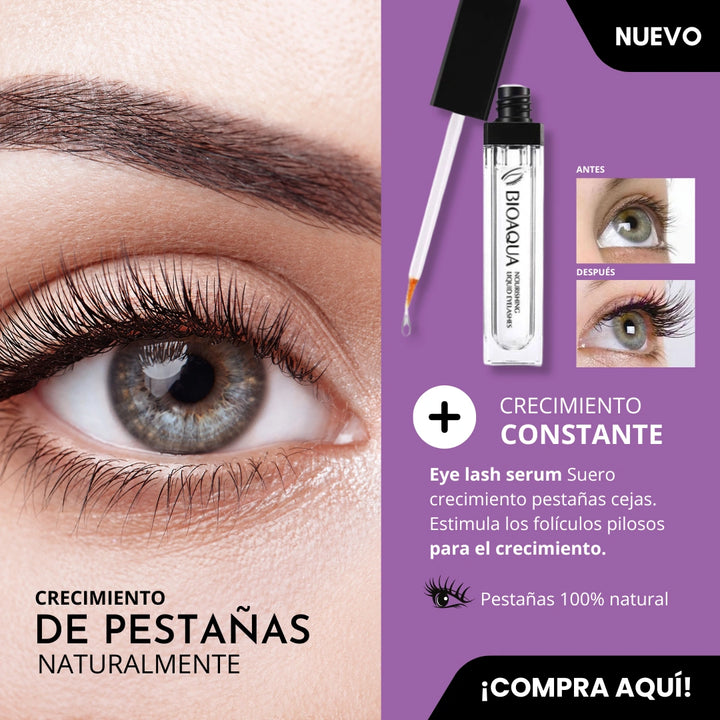 Serum Crecimiento Pestañas Y Cejas Bioaqua Alargador Voluminizador Nut – almacenspeedway